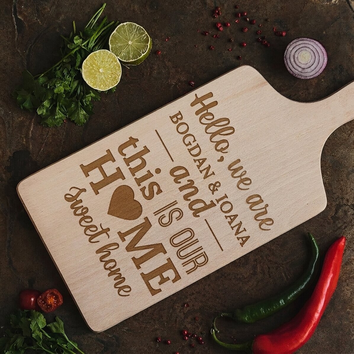 Tabla de cortar personalizada - Home Sweet Home