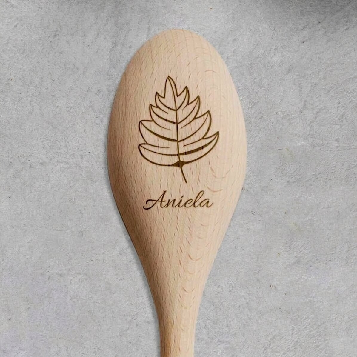Cuchara de madera personalizada - Sabores de otoño