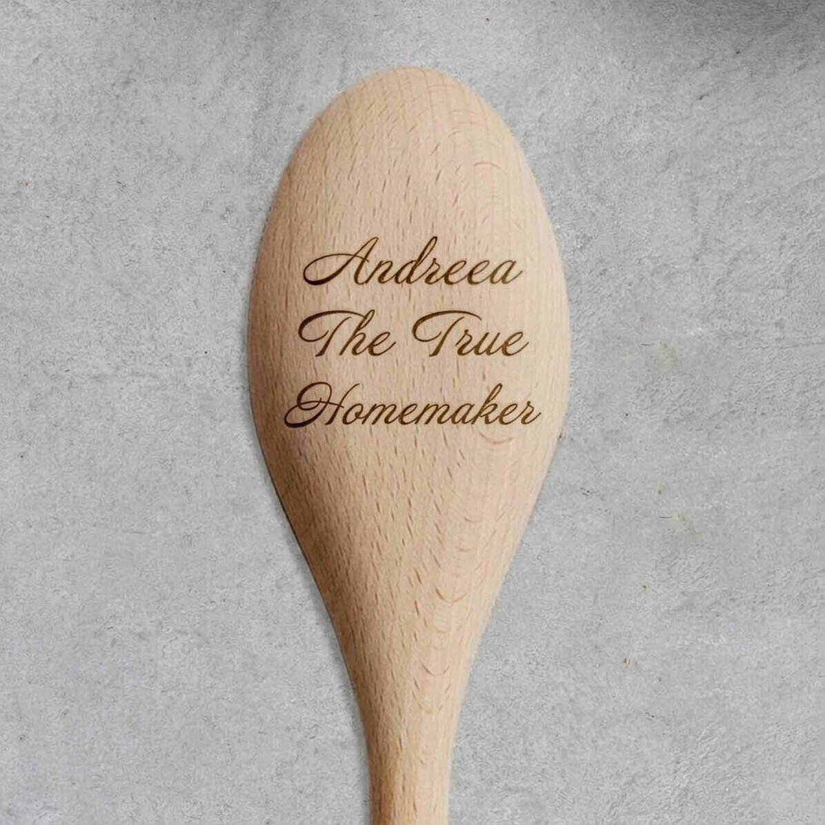 Cuchara de madera personalizada - La auténtica ama de casa