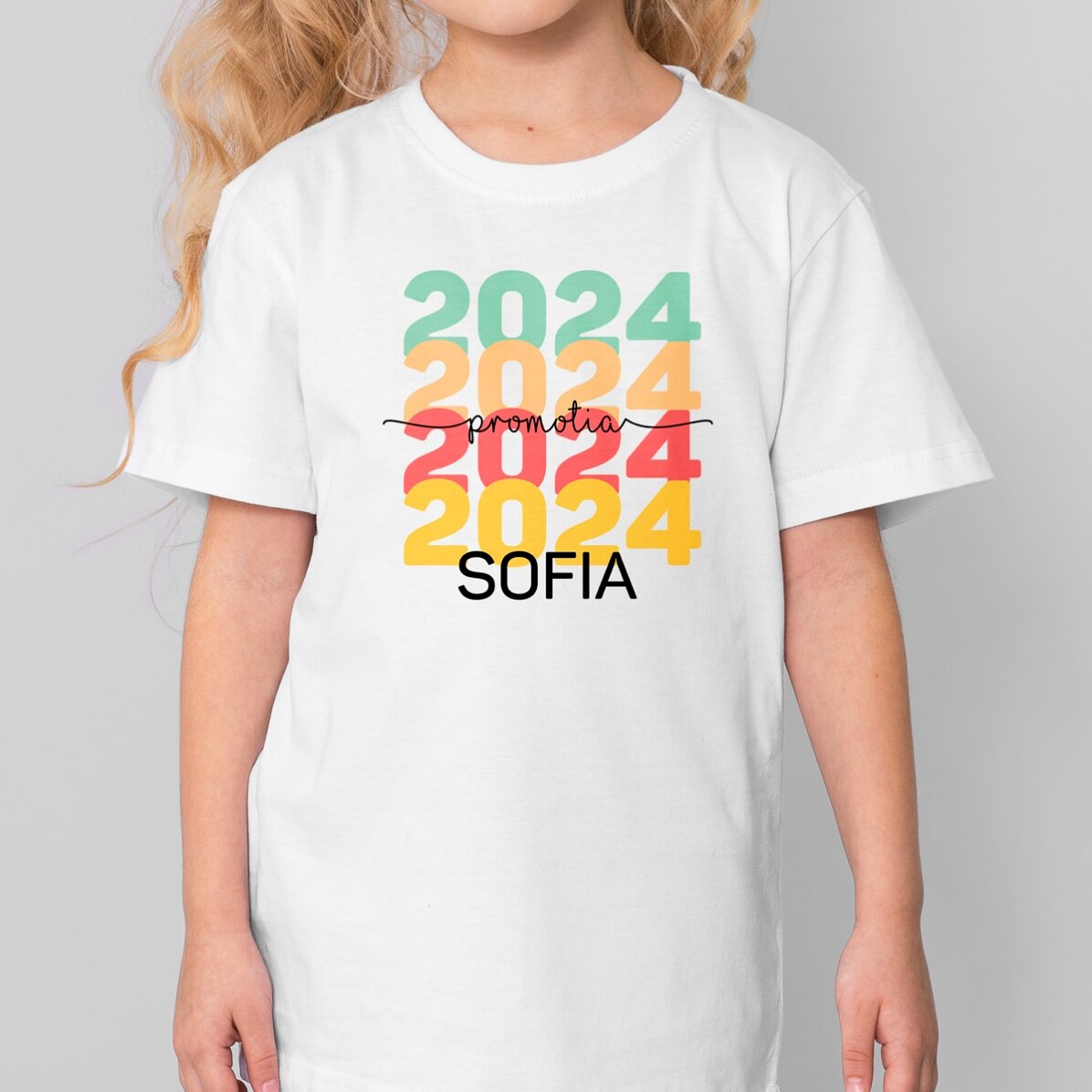 Camiseta de algodón para niños personalizada con texto: «Graduación»