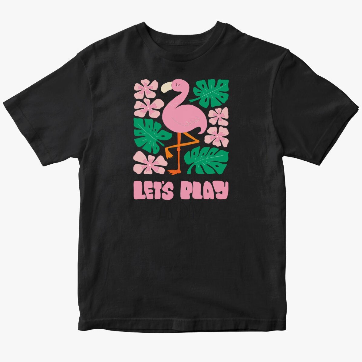 Camiseta de algodón personalizada para niños - ¡A jugar!