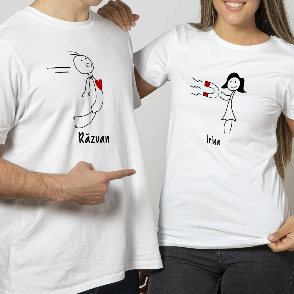 Camiseta de algodón para mujer personalizada con texto - Magnet