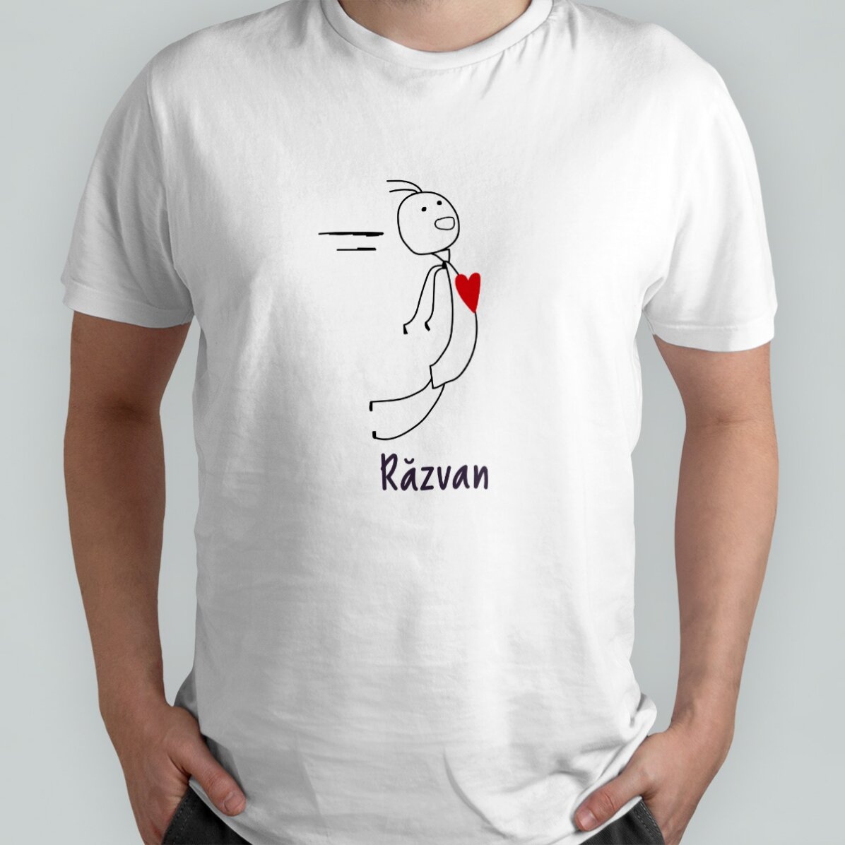 Camiseta de algodón para hombre personalizada con texto - Magnet