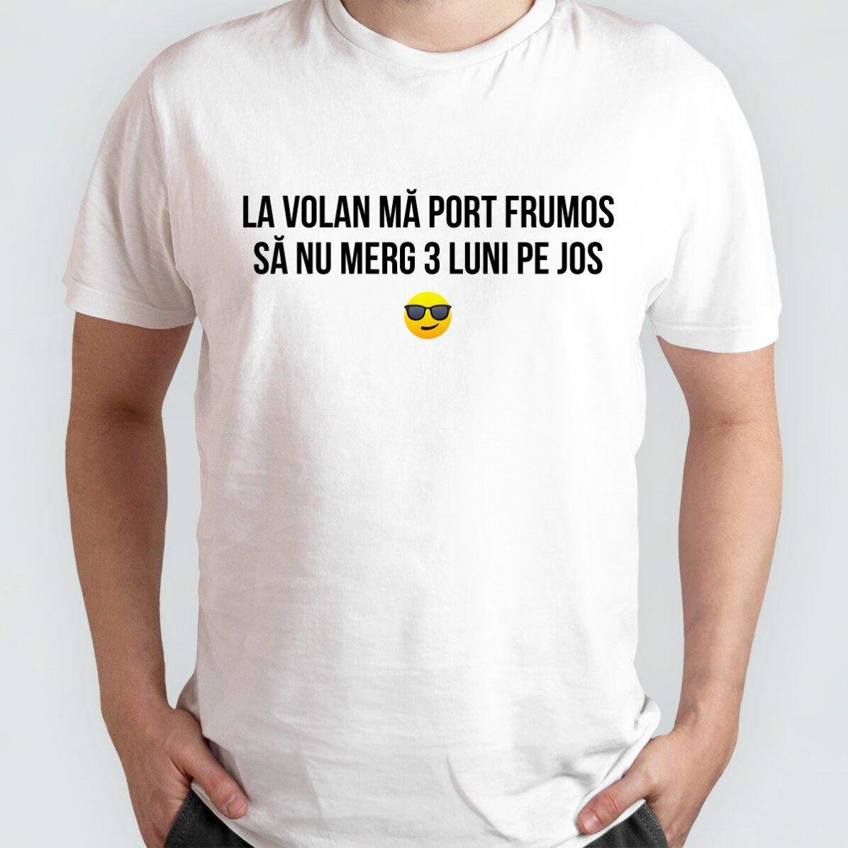 Camiseta de algodón personalizada con mensaje