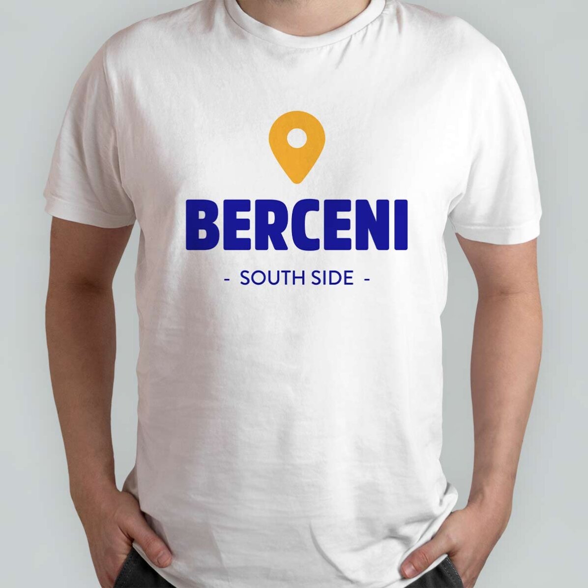 Camiseta de algodón personalizada con el nombre de tu barrio