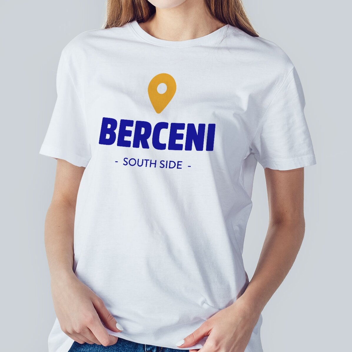 Camiseta de algodón personalizada con el nombre de tu barrio