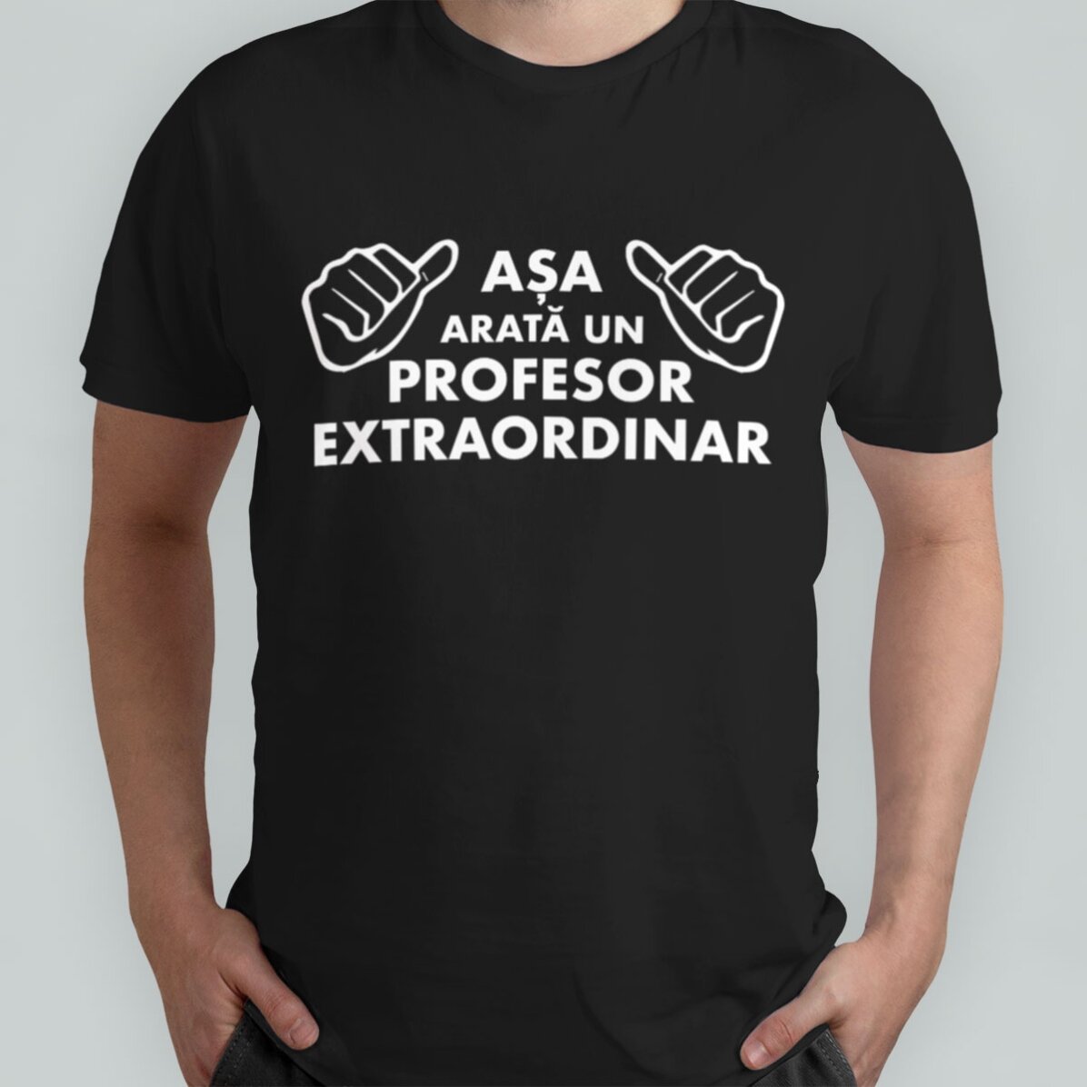 Camiseta de algodón personalizada con texto: «Así es como se ve...»
