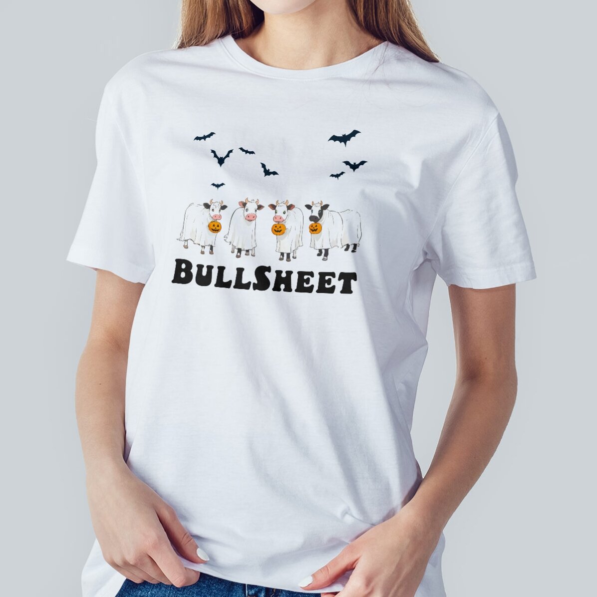 Camiseta de algodón personalizada con texto - BullSheet