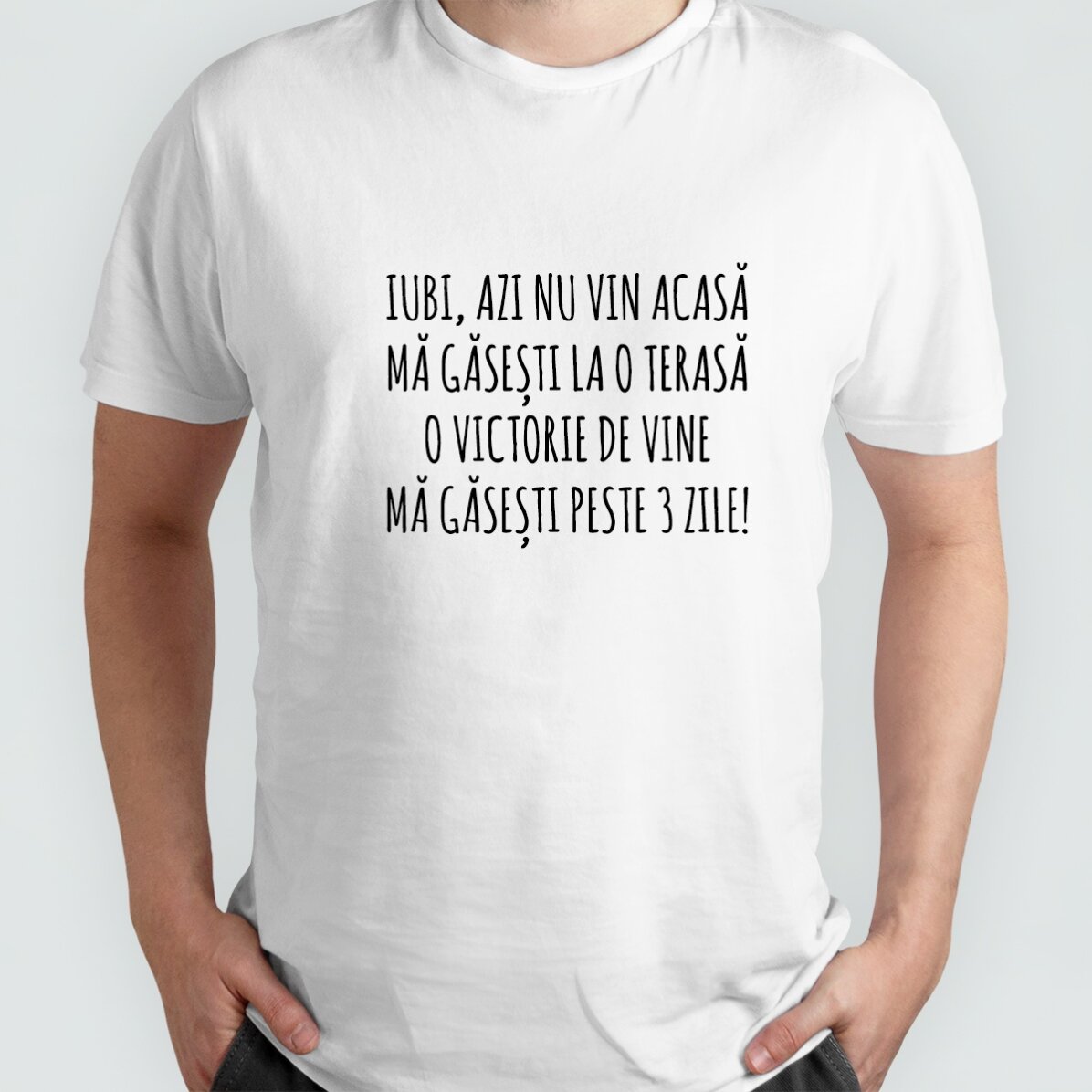 Camiseta de algodón personalizada con texto - Evadare EURO