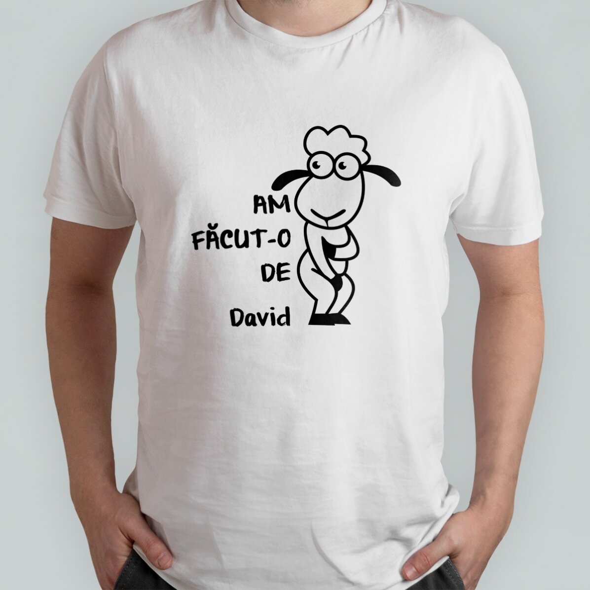 Camiseta de algodón personalizada con texto: «La he fastidiado»