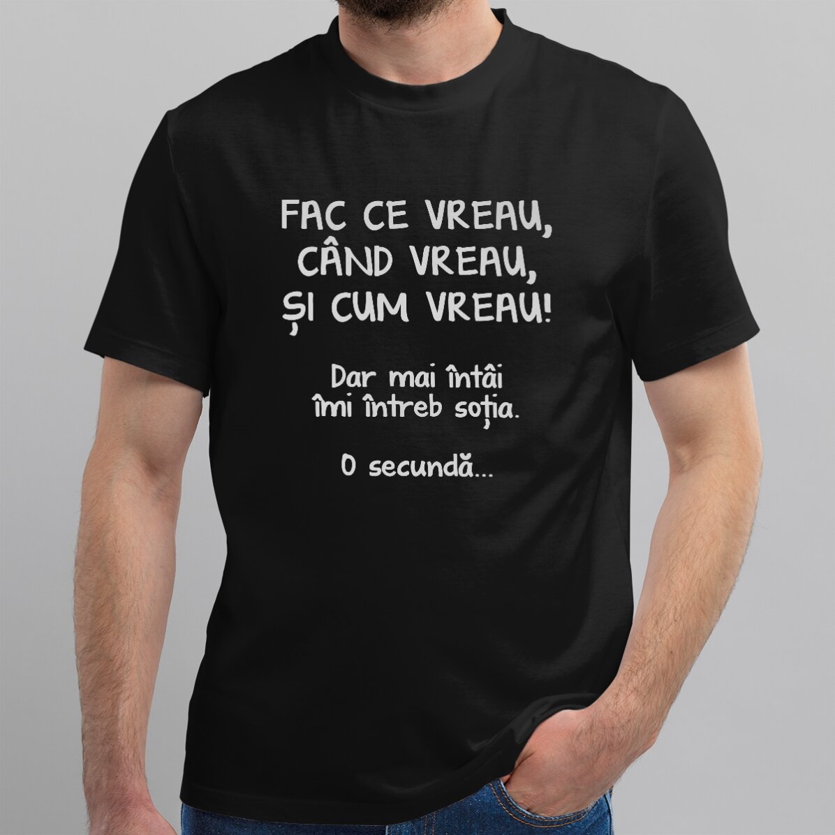 Camiseta de algodón personalizada con el texto «Hago lo que quiero»
