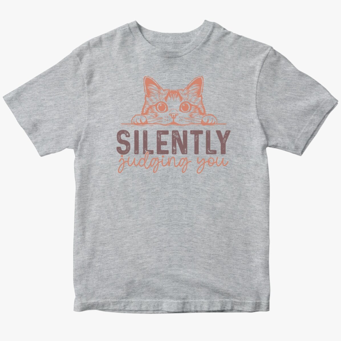 Camiseta de algodón personalizada - Judging you