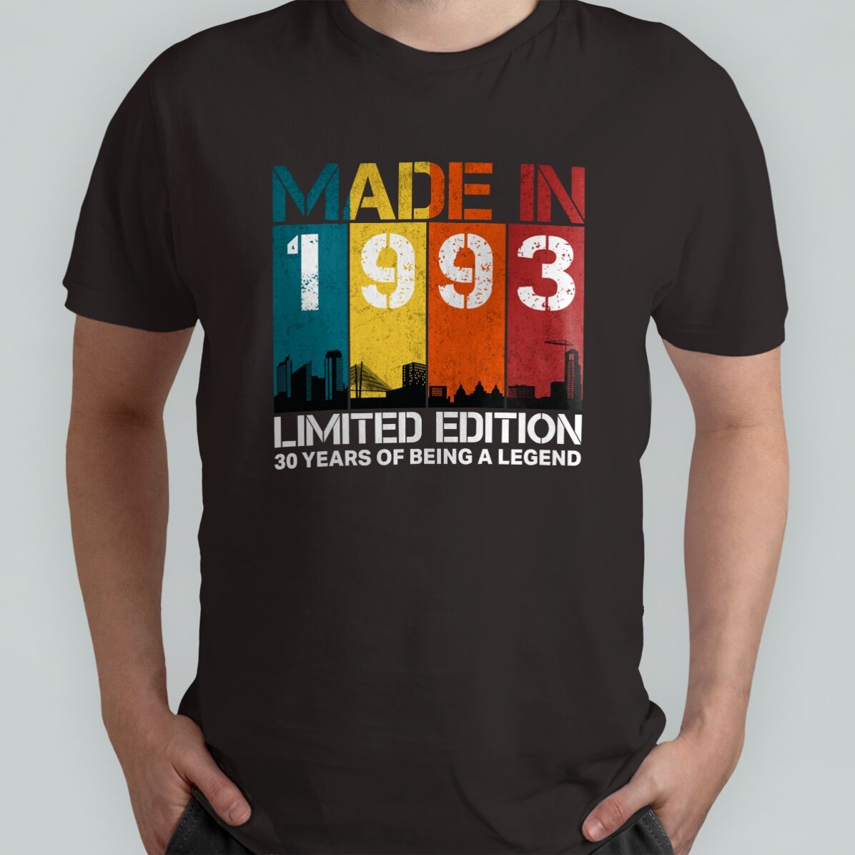 Camiseta de algodón personalizada con texto - Fabricada en