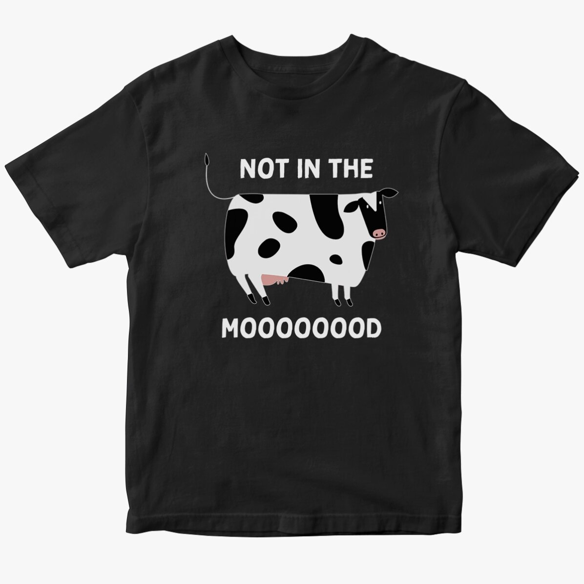 Camiseta de algodón personalizada - Not in the MOOd