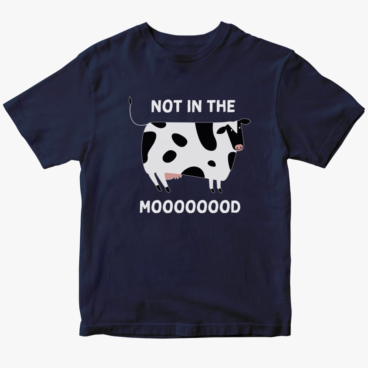 Camiseta de algodón personalizada - Not in the MOOd