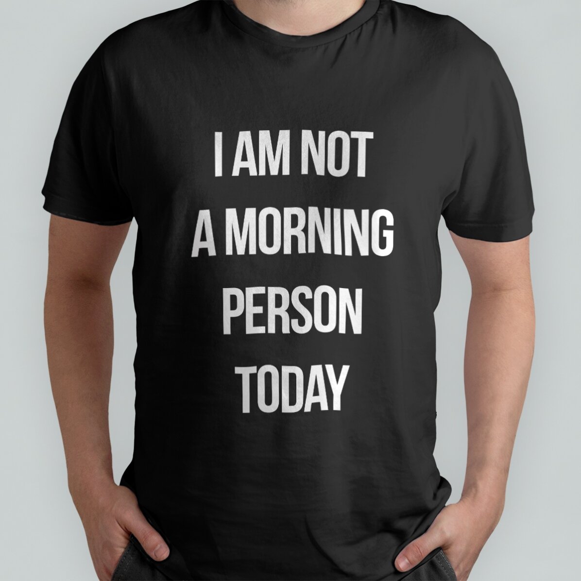 Camiseta de algodón personalizada con texto