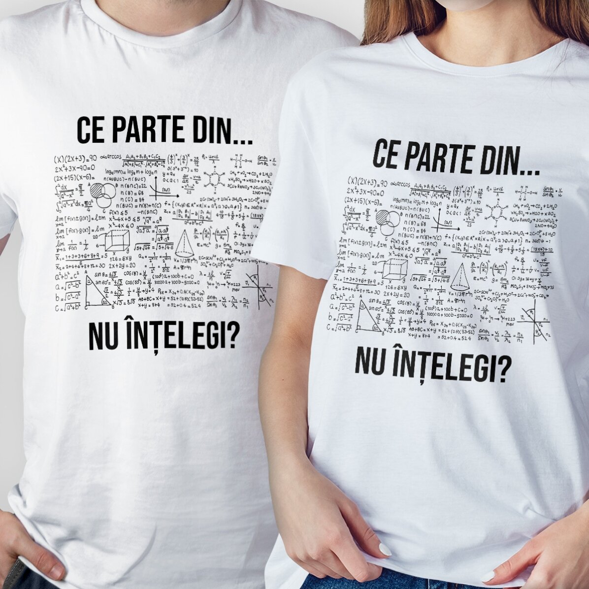 Camiseta personalizada con texto: «¿Qué parte de... no entiendes?»