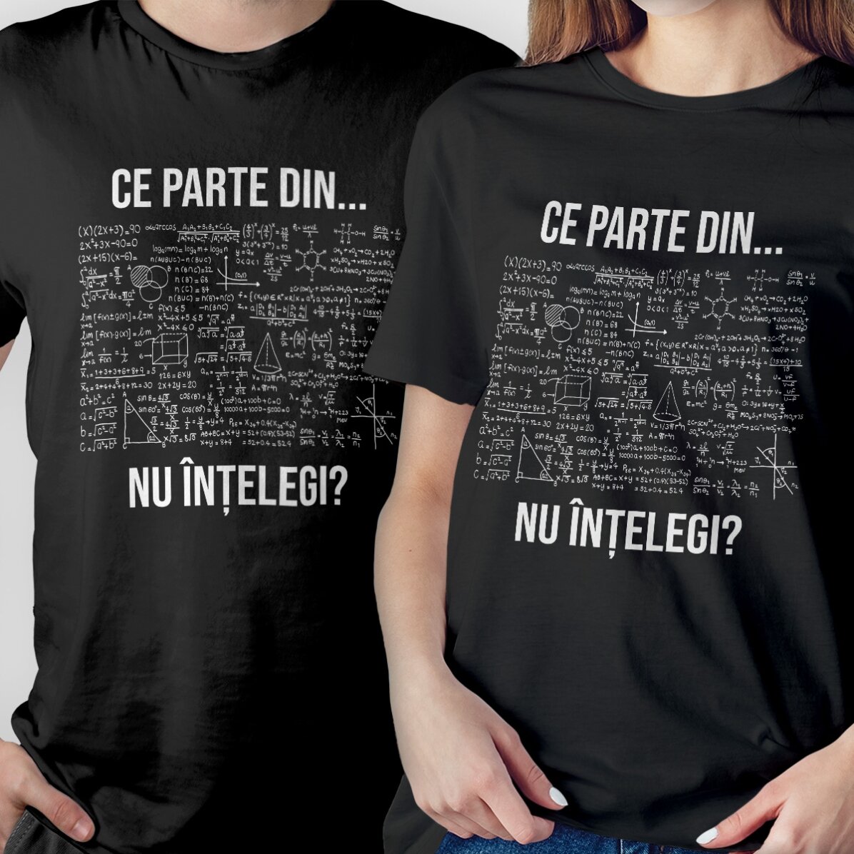 Camiseta personalizada con texto: «¿Qué parte de... no entiendes?»