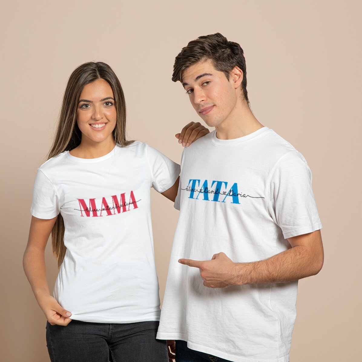 Camiseta personalizada con texto - Family