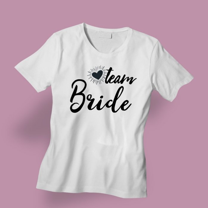 Camiseta personalizada con texto - Team Bride