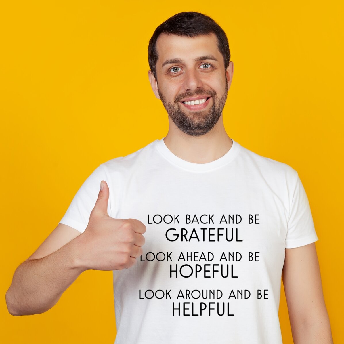 Camiseta personalizada con texto y retrato