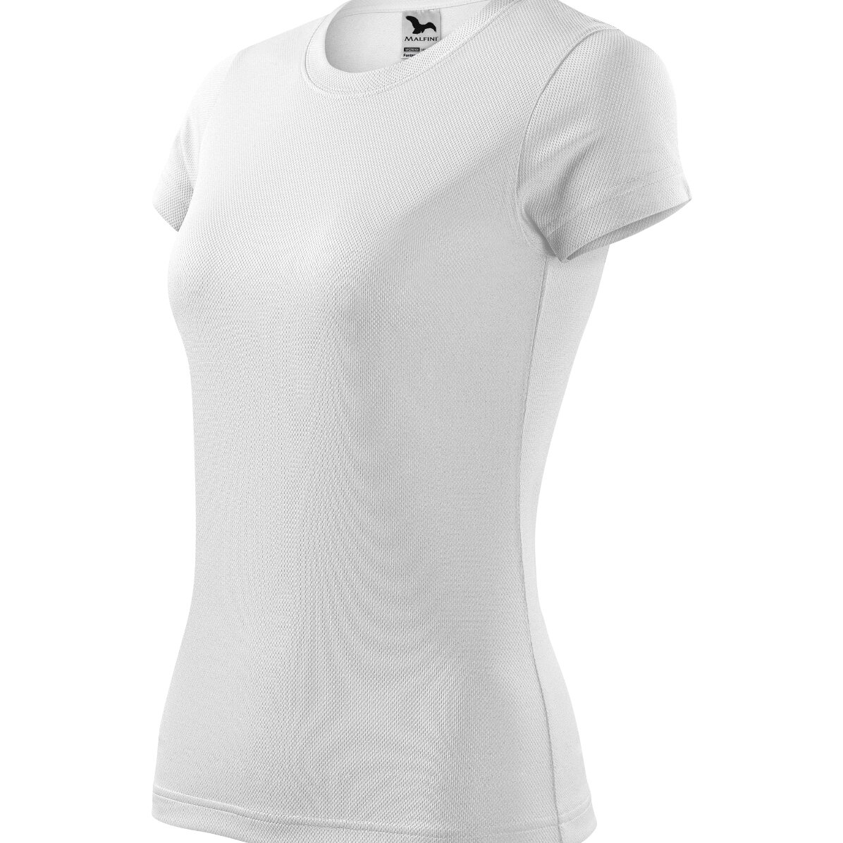 Camiseta deportiva personalizada con logotipo en formato horizontal