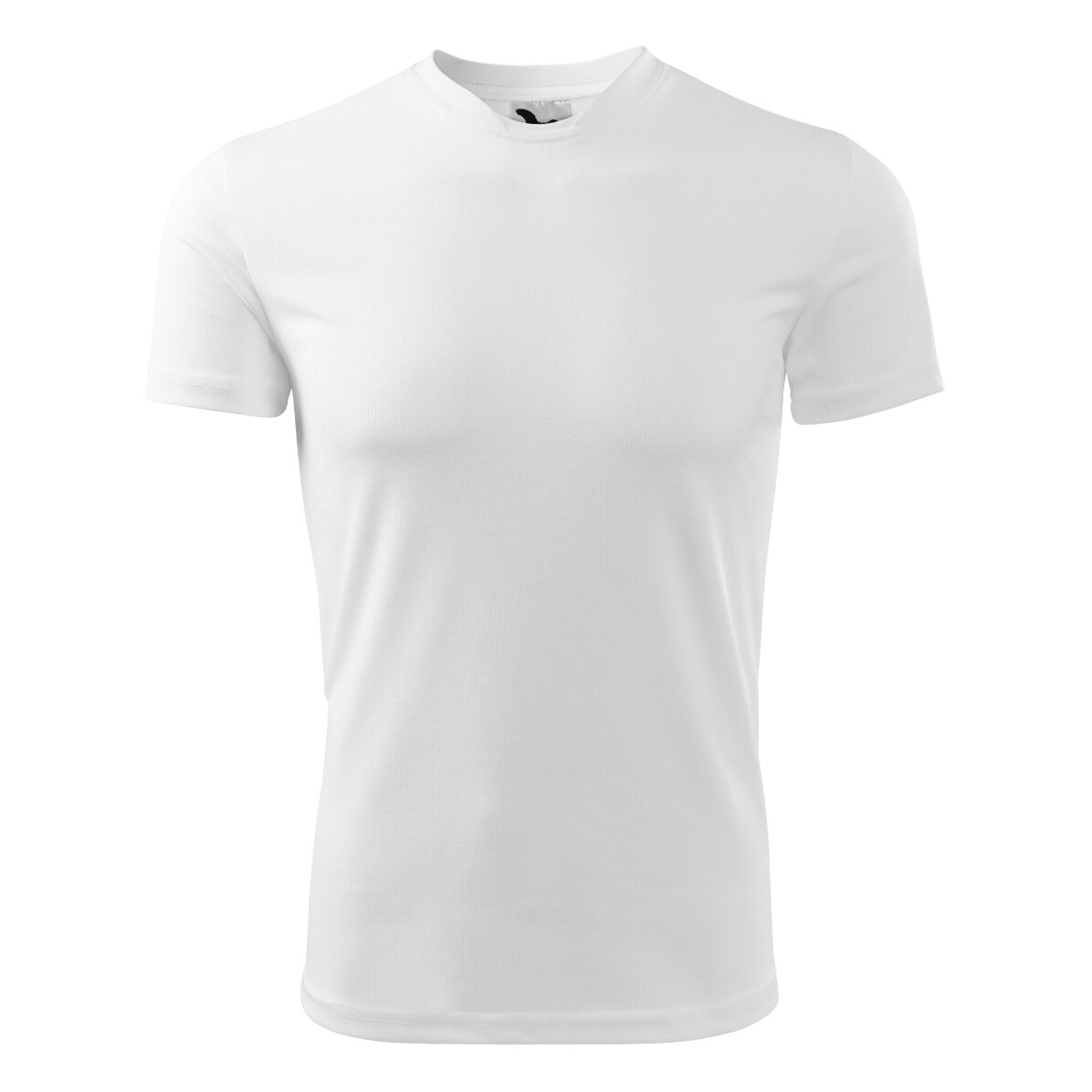 Camiseta deportiva personalizada con logotipo en formato horizontal