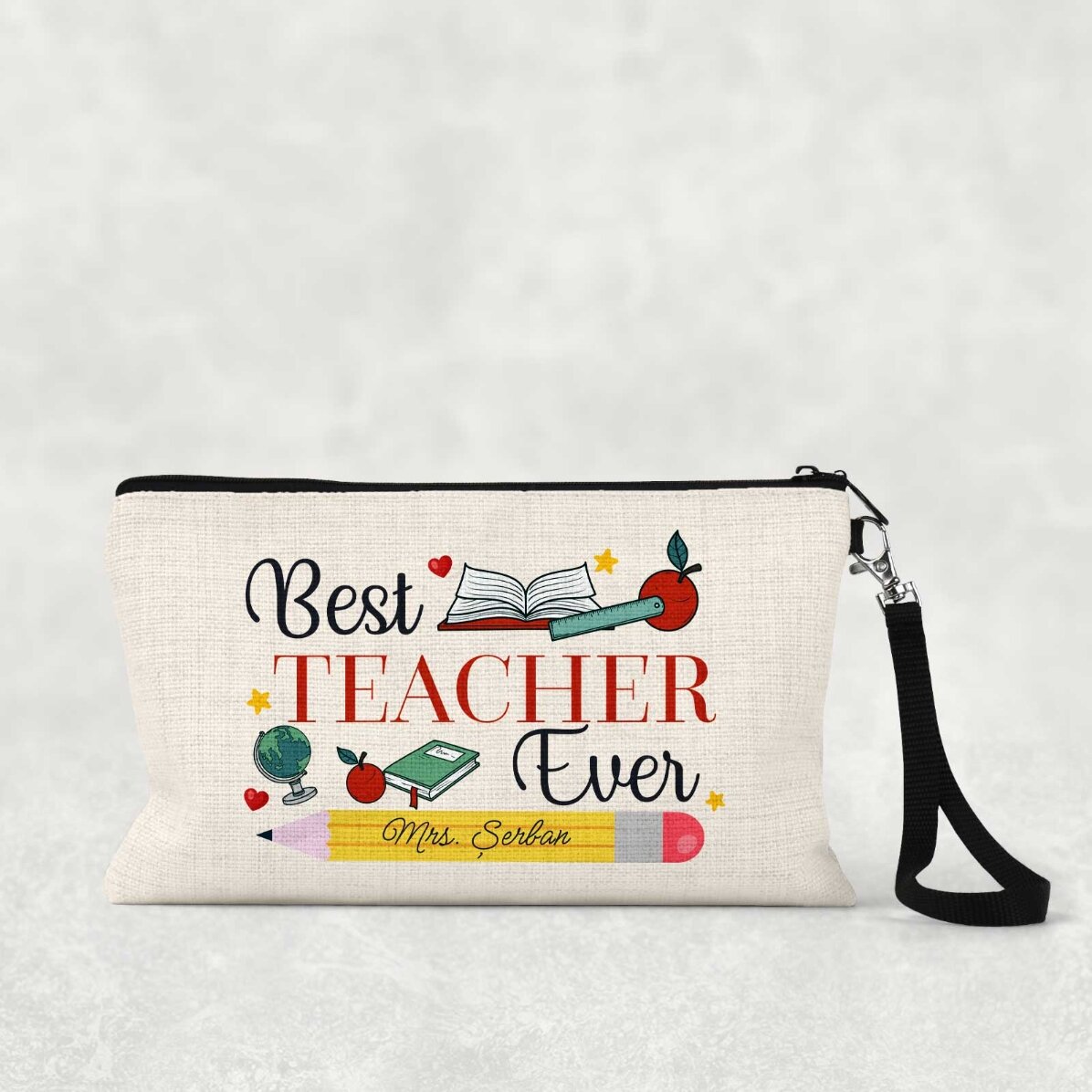 Kit para profesores personalizado con el texto «Best Teacher Ever»