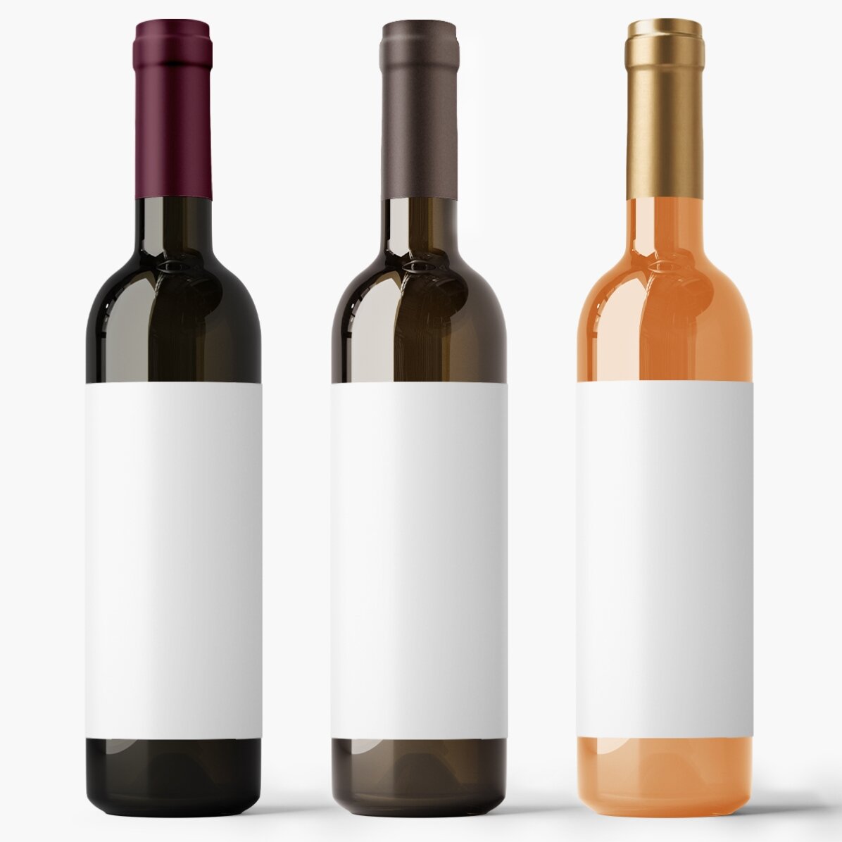 Personalised wine with text - Santa & his friends
