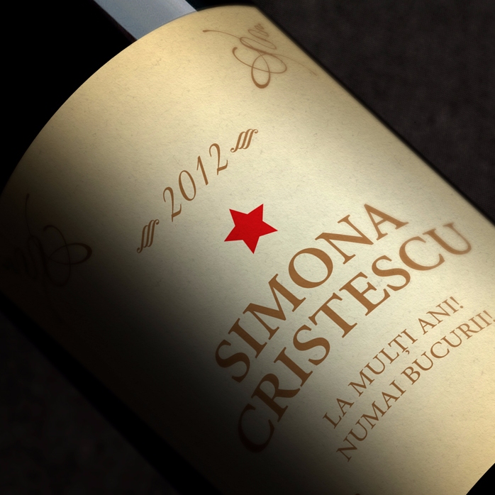 Vino personalizado - Classic Birthday