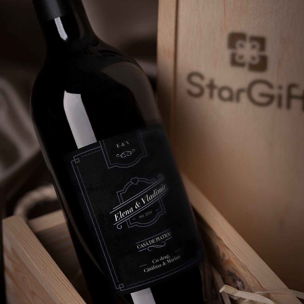 Vino personalizado con texto - Ocasiones especiales