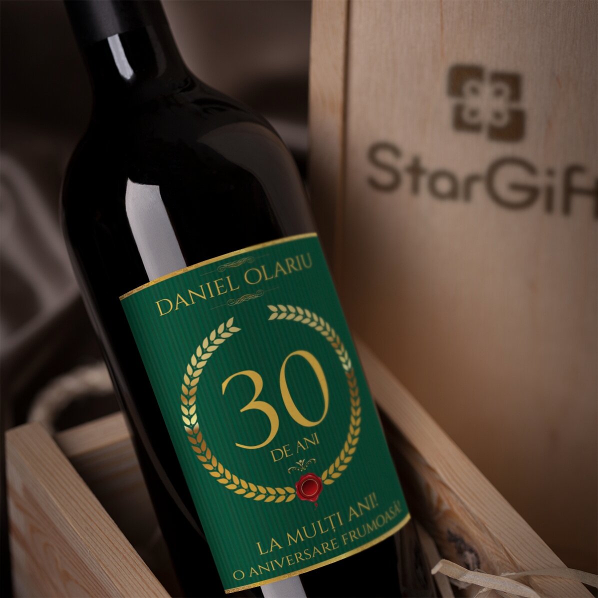 Vino personalizado con texto - Regalo especial