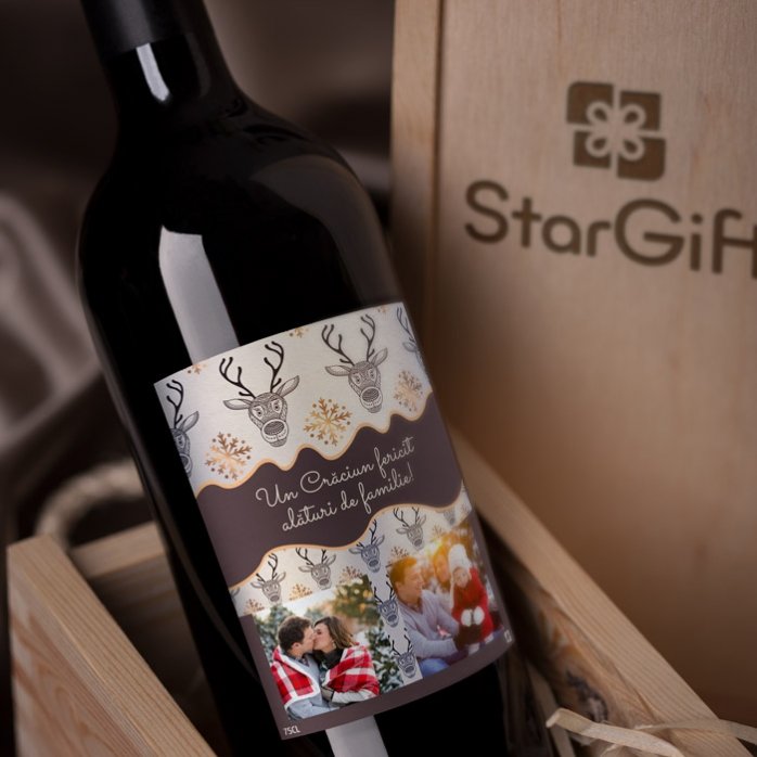 Vino personalizado «Golden Antlers»