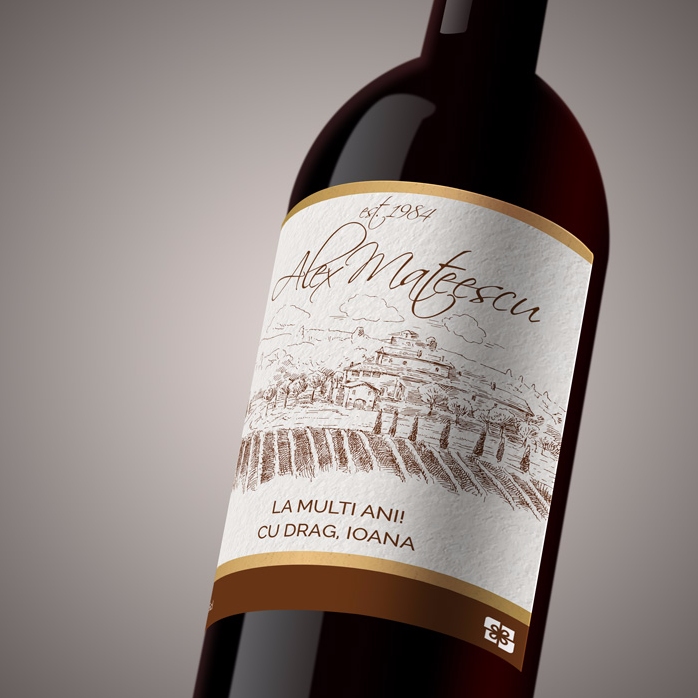 Vino personalizado - añada premium