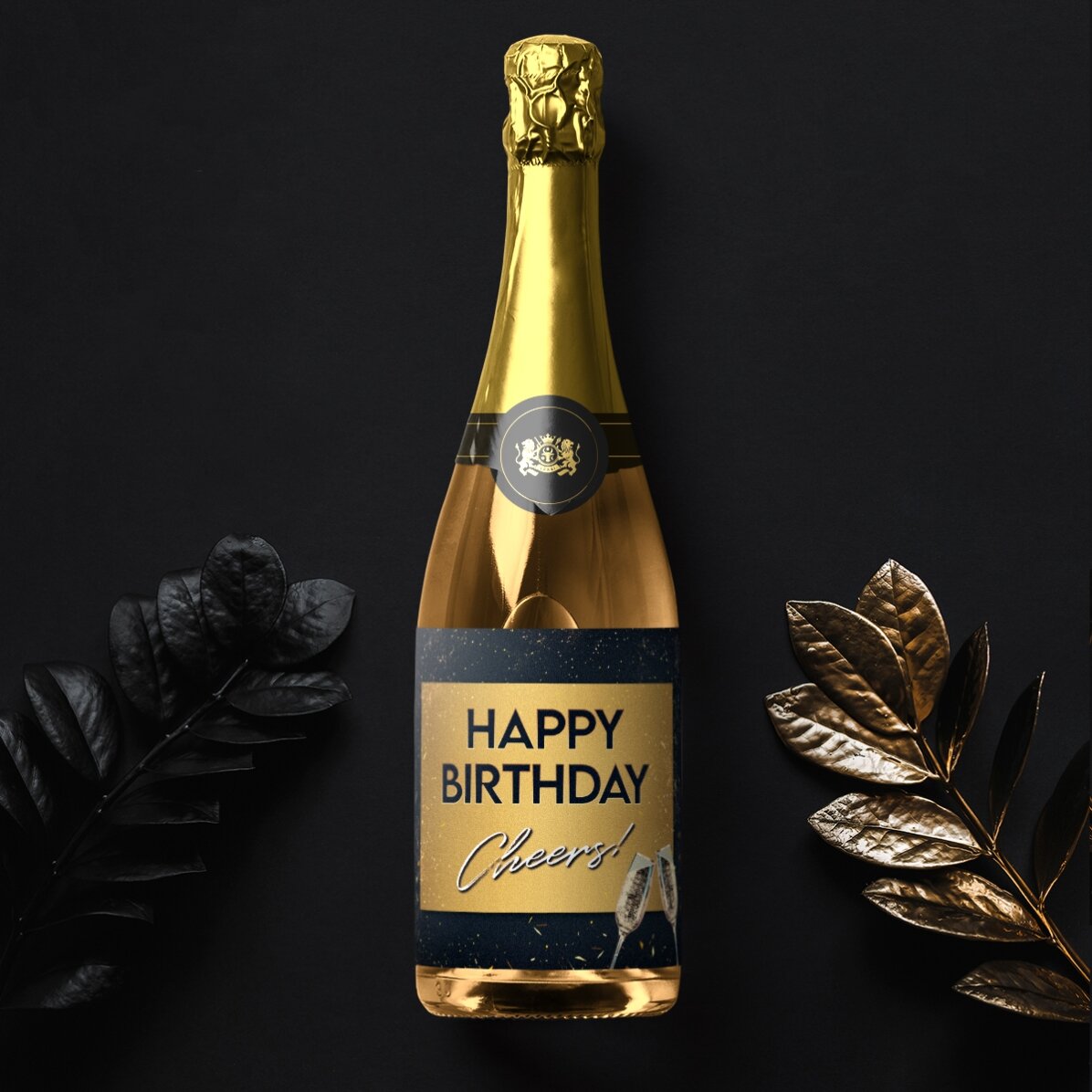 Vino espumoso personalizado - Fiesta de cumpleaños