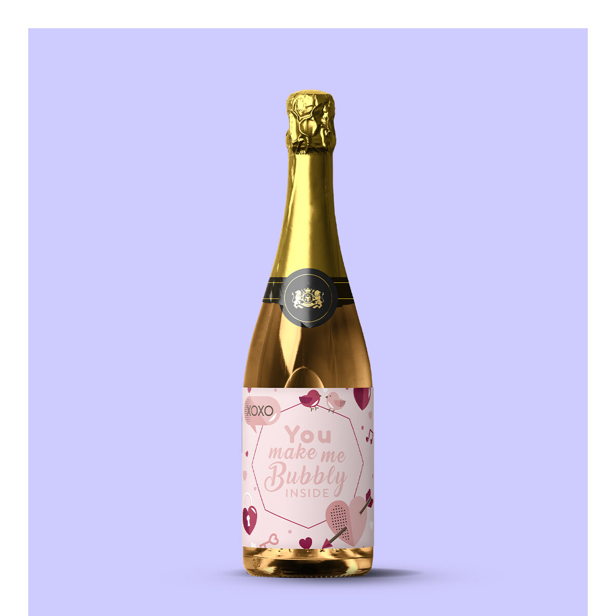 Vinos personalizados con mensajes de amor