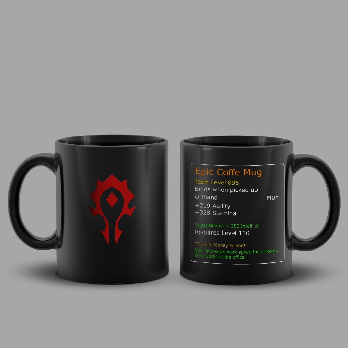 Taza de café épica de World of Warcraft